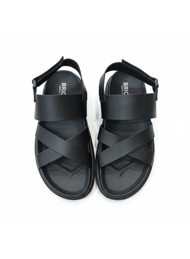 Stylish men's slippers with a modern and comfortable design – genuine leather and non-slip orthopedic sole, available in various sizes and colors. - Image 3